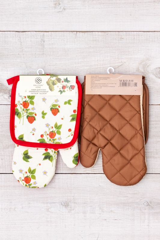 Набір кухонний (прихватка, рукавичка)